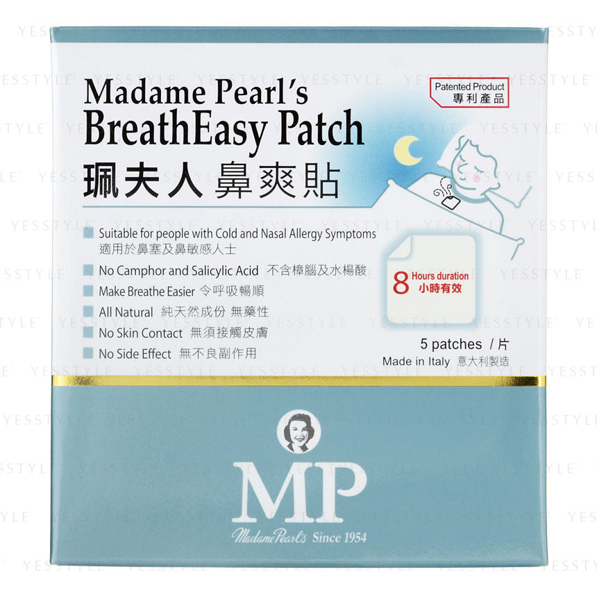 Madame Pearl`s BreathEasy Patch 5pcs