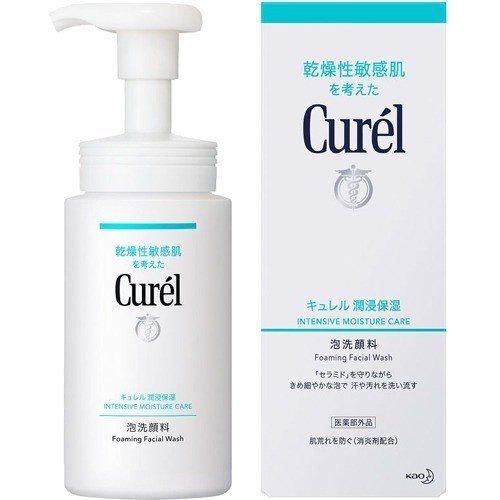 KAO Curel 珂潤保濕豐盈泡沫潔面乳150ml