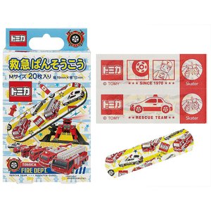 Skater Tomica 消防及警車膠布 20pcs